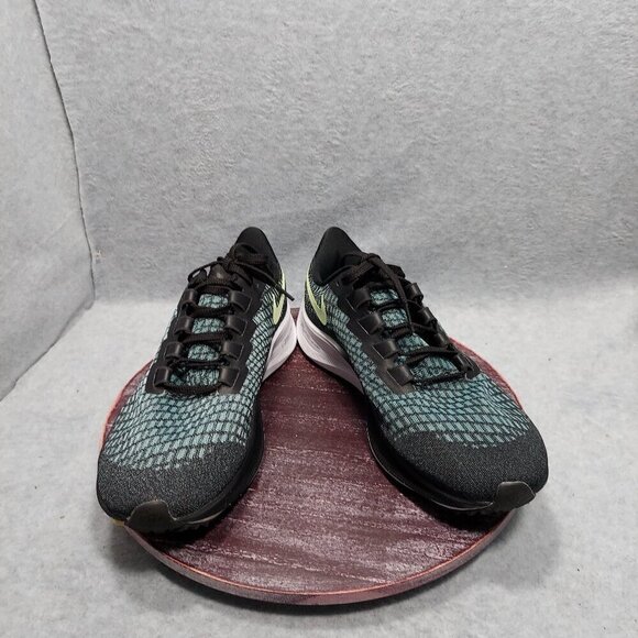 Nike Zoom Air Pegasus 37 Run Shoes Womens 9 1/2 Black Blue - Picture 2 of 9